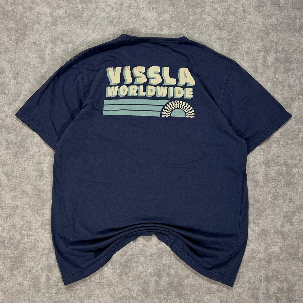 Vissla Speed Wobble Pocket Tee organic cotton surfwear casual tshirt mens XL